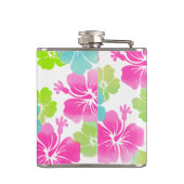 Flasques PixDezines hibiscus rétro (Dos)