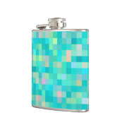 Flasques Pixel Art Multicolor Motif (Gauche)