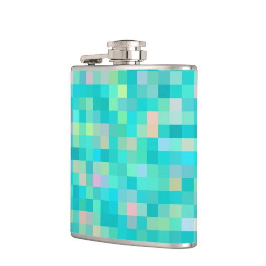 Flasques Pixel Art Multicolor Motif (Gauche)