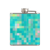 Flasques Pixel Art Multicolor Motif (Dos)