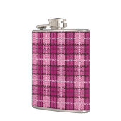Flasques Pixel Plaid_Magenta-Black (Gauche)
