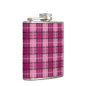 Flasques Pixel Plaid_Magenta-Black (Droite)