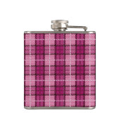 Flasques Pixel Plaid_Magenta-Black (Dos)