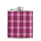 Flasques Pixel Plaid_Magenta-Black (Devant)