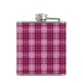 Flasques Pixel Plaid_Magenta-Black (Dos)