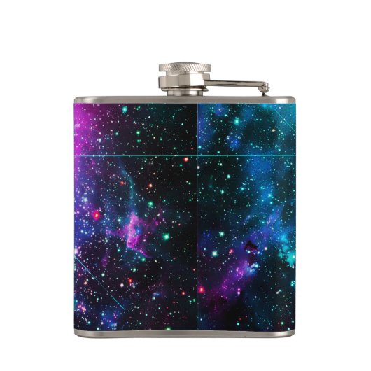 Flasques Pizza de chat du DJ de l'espace (Dos)