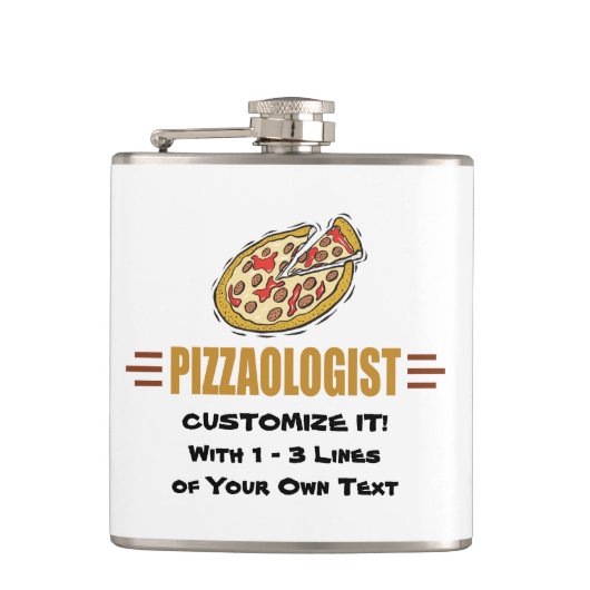 Flasques Pizza personnalisée (Devant)