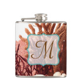 Flasques Plage Corail Star Poisson Sable Monogramme Whiskey (Devant)