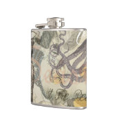 Flasques Plage de la Pieuvre Antique Steampunk Côtière (Gauche)