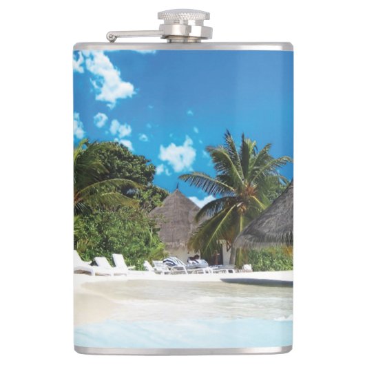 Flasques Plage exotique (Devant)