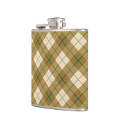 Flasques Plaid polarisé en or avec la rayure verte (Gauche)