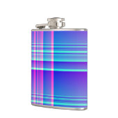 Flasques Plaid rose et bleu Checkered (Gauche)