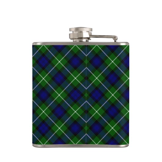 Flasques Plaid vert bleu Lamont tartan (Dos)
