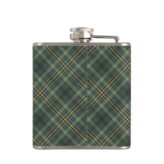 Flasques Plaid vert et or (Dos)