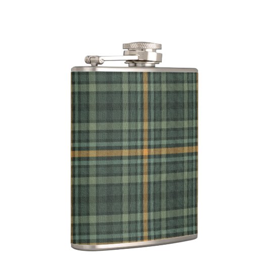 Flasques Plaid vert et or (Droite)