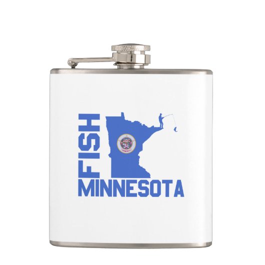 Flasques Plan de l'État du Minnesota de Poisson (Devant)