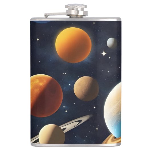 Flasques Planètes de l'espace extra-atmosphérique 2 (Devant)