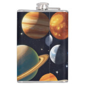Flasques Planètes de l'espace extra-atmosphérique 2 (Dos)