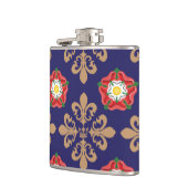 Flasques Plantagenets fleur motif (Gauche)