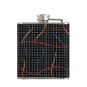 Flasques Plaque et points de peinture rétro (Dos)