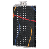 Flasques Plaque et points de peinture rétro (Gauche)