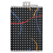 Flasques Plaque et points de peinture rétro (Dos)