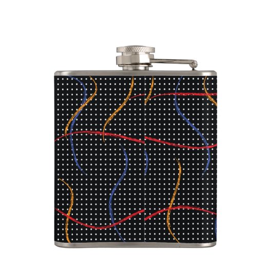 Flasques Plaque et points de peinture rétro (Dos)