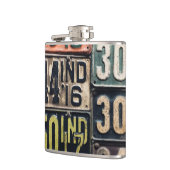 Flasques Plaques de licence vintages (Gauche)