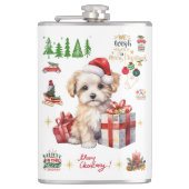 Flasques Plat introduit en vinyle (Devant)