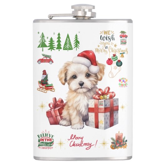 Flasques Plat introduit en vinyle (Devant)