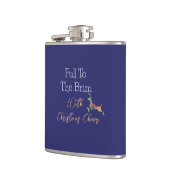 Flasques Plein Au Brin Avec La Soirée De Noël (Gauche)