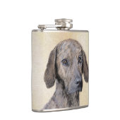 Flasques Plott Peinture - Cute Original Chien Art (Droite)