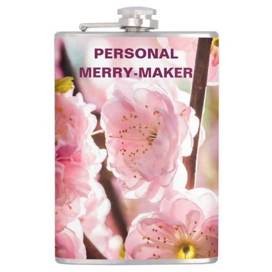 Flasques Plum à fleurs - Paradize rose (Devant)