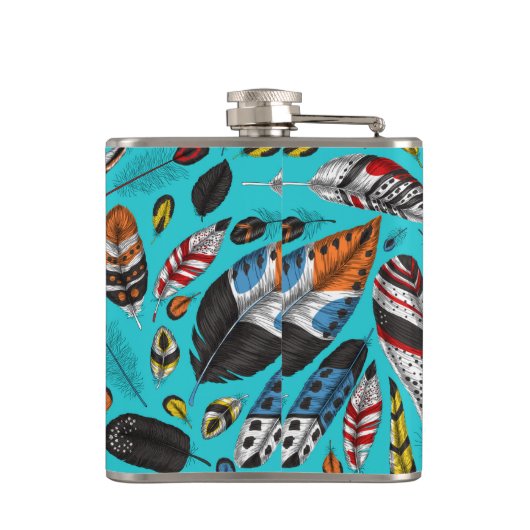 Flasques Plumes colorées (Dos)