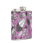 Flasques Plumes motif (Droite)