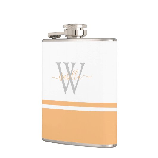 Flasques Poche de script moderne monogramme (Gauche)