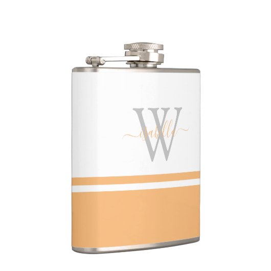 Flasques Poche de script moderne monogramme (Droite)