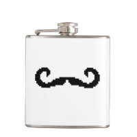 Poignée de 8 bits Pixel Moustache