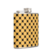 Flasques Point Polka jaune moderne (Droite)