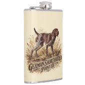 Flasques Pointer allemand à poil court (Droite)