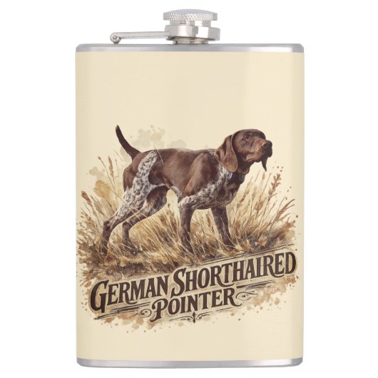 Flasques Pointer allemand à poil court (Devant)