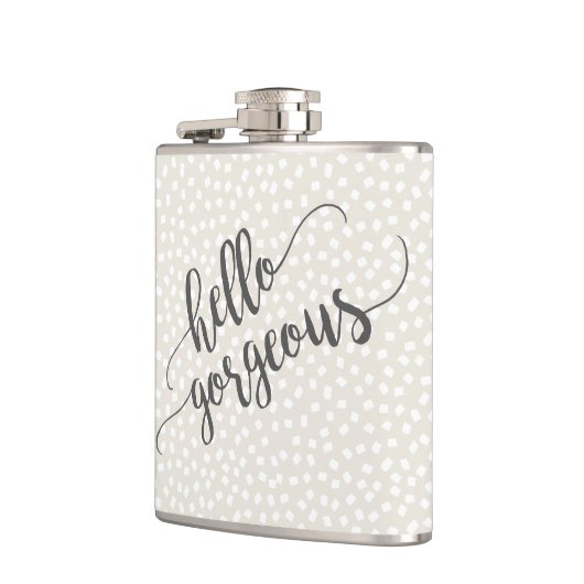 Flasques Points Confetti Whimsical Hello Gorgeous (Gauche)