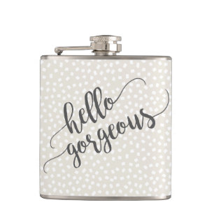 Flasques Points Confetti Whimsical Hello Gorgeous