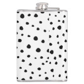 Flasques Points dalmatiens, Points dalmatiens, Noir et Blan (Dos)