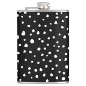 Flasques Points dalmatiens, Zones dalmatiennes, Noir et Bla (Devant)