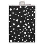 Flasques Points dalmatiens, Zones dalmatiennes, Noir et Bla (Dos)