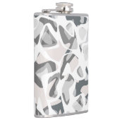 Flasques Points gris clair motif Abstrait tacheté (Droite)