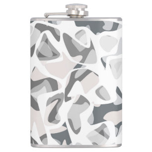 Flasques Points gris clair motif Abstrait tacheté