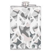 Flasques Points gris clair motif Abstrait tacheté (Dos)