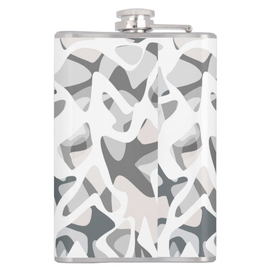 Flasques Points gris clair motif Abstrait tacheté (Dos)